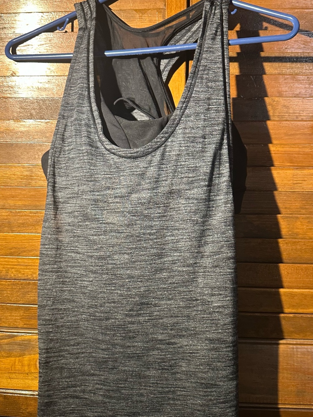 lululemon athletica Gray Heather Racerback Tank